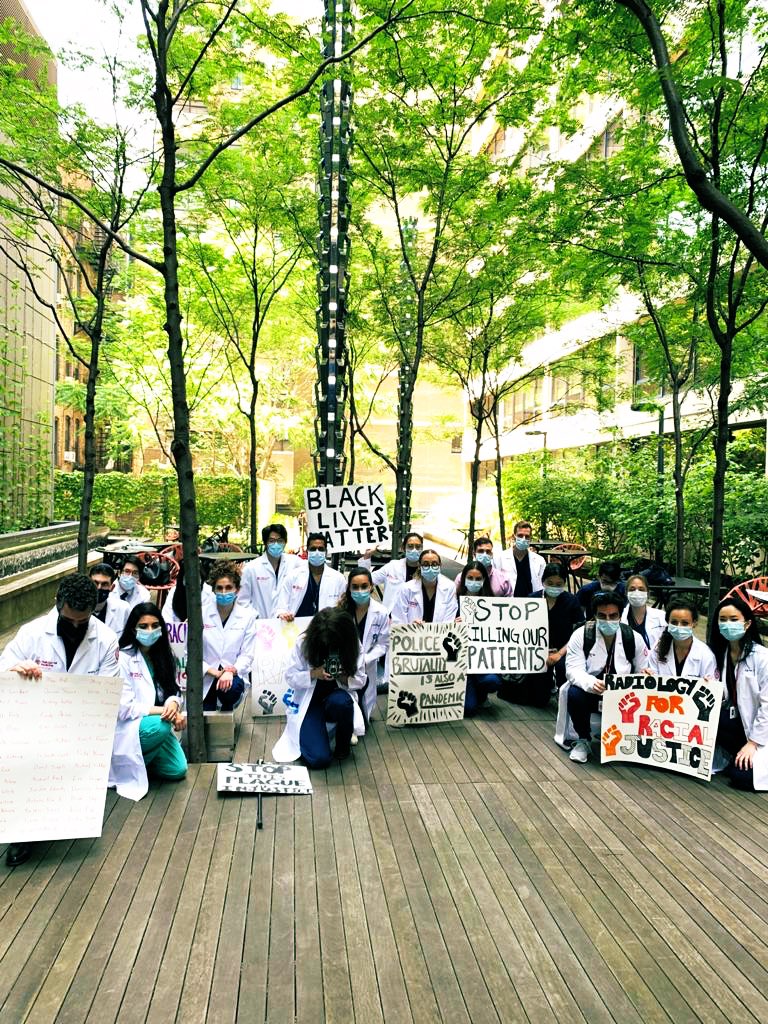 Michelle Roytman, MD (@michelleroytman) on Twitter photo So proud to be part of a radiology residency that stands firmly in support of diversity, inclusion, and equal rights for all. <a href="/WeillCornell/">Weill Cornell Medicine</a>Rad @WeillCornell #WhiteCoatsForBlackLives #StopKillingOurPatients #RadiologyForRacialJustice #RadRes So proud to be part of a radiology residency that stands firmly in support of diversity, inclusion, and equal rights for all. <a href="/WeillCornell/">Weill Cornell Medicine</a>Rad @WeillCornell #WhiteCoatsForBlackLives #StopKillingOurPatients #RadiologyForRacialJustice #RadRes