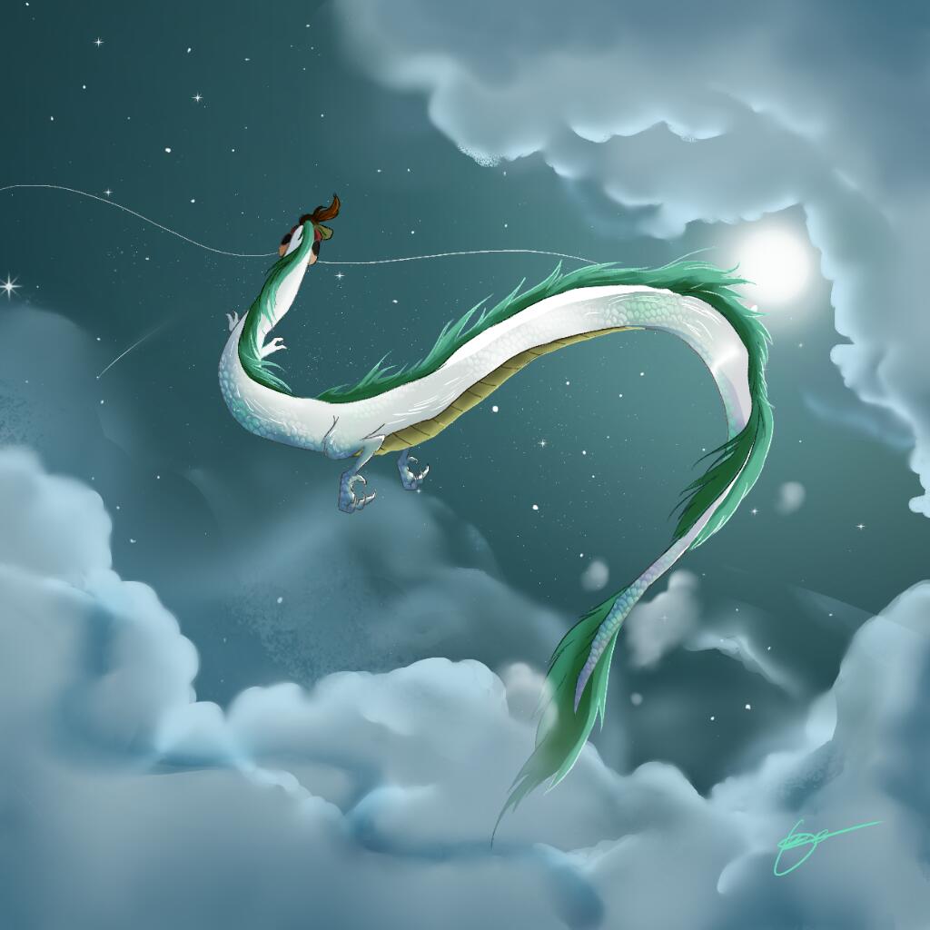 wallpapers Studio Ghibli Haku Dragon Flying dragon haku takes flight dragon