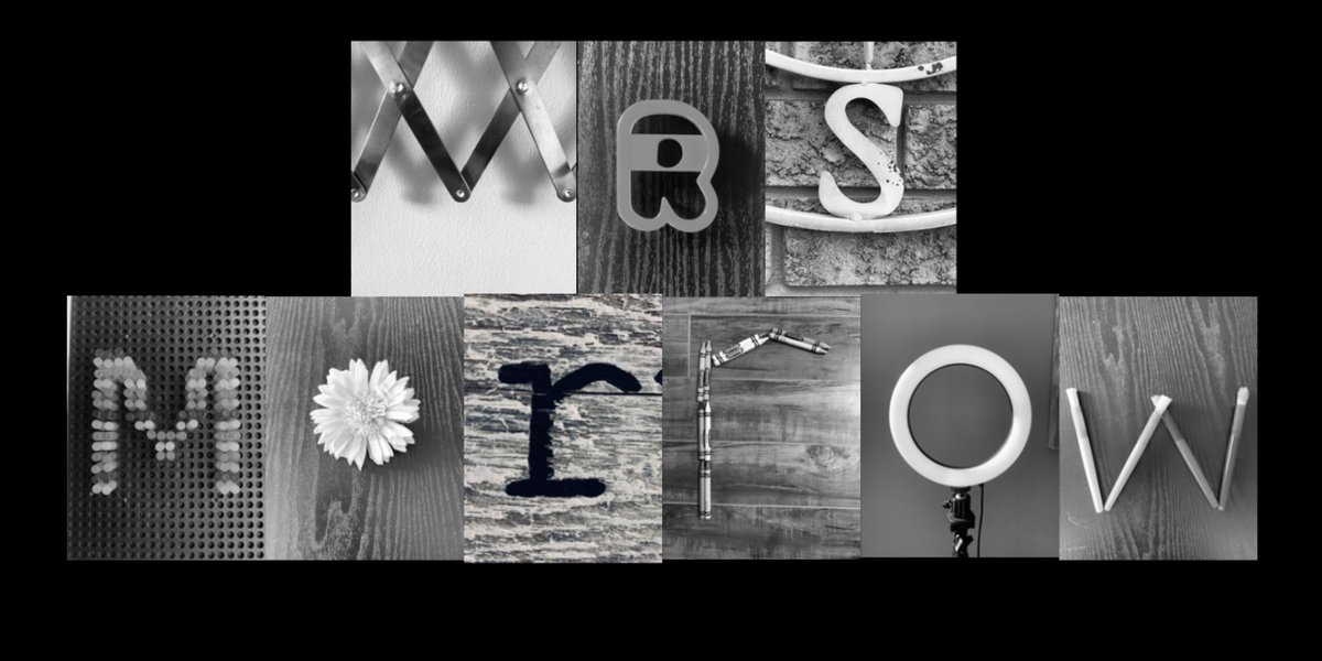 MrsMorrow07's tweet photo. 📸Art Challenge: Word Photography📸 Create your name, a word, a single letter, a number or even a punctuation mark out of everyday items! Inspired by Abba Richman who takes photos of everyday objects that resemble letters of the alphabet. @boyne_river #wordart #artathome https://t.co/fcRtKHM9yV