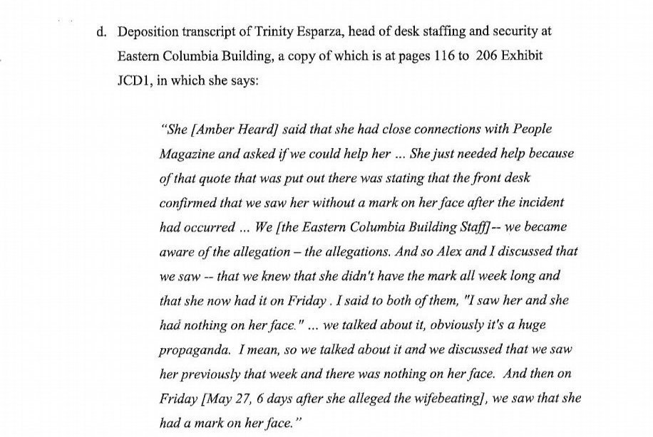 Deposition transcript of Trinity Esparza, the head of desk staffing and security at the ECB