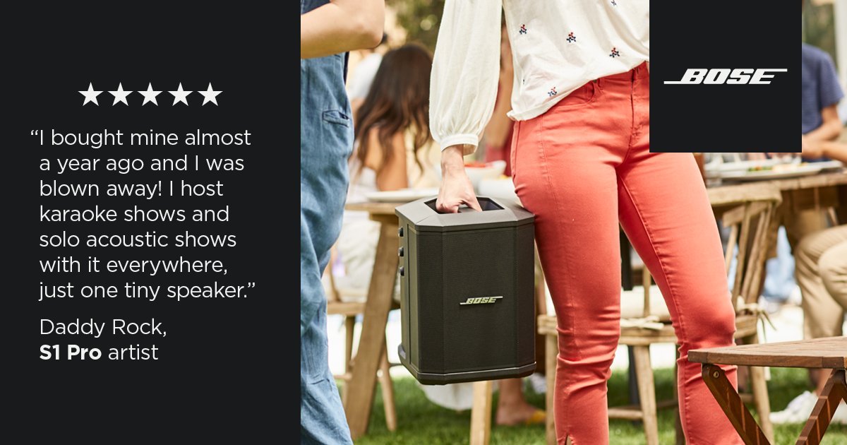 bose s1 pro karaoke