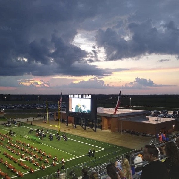 Find the “A” in the clouds at Alvin’s graduation last week. Isn’t that incredible? Jacket Pride Never Dies!