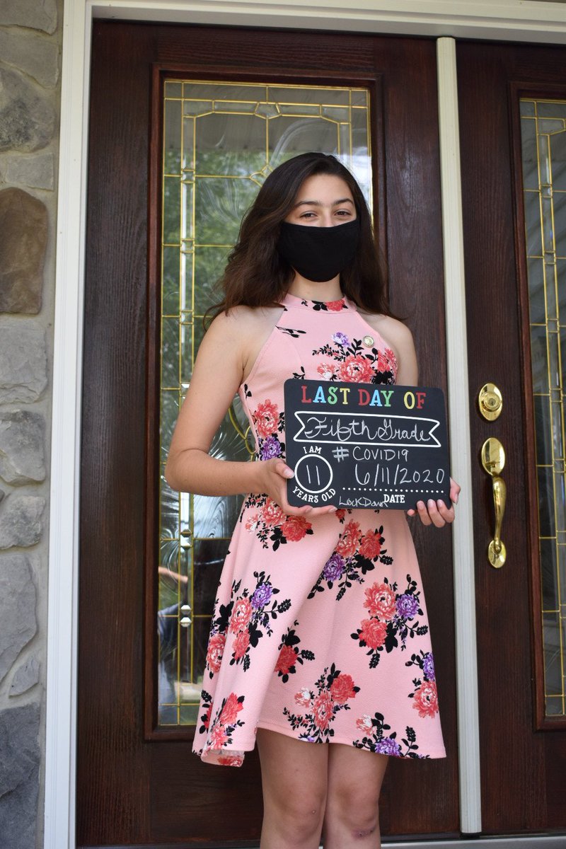 That's a wrap on 5th grade <a href="/MtHopeNanjemoy/">Mt. Hope/Nanjemoy ES</a> for Julianna! First day of school vs. Last day of school. Thank you to all of the amazing staff #presidentsaward <a href="/CCPS/">Charles County Public Schools</a>
