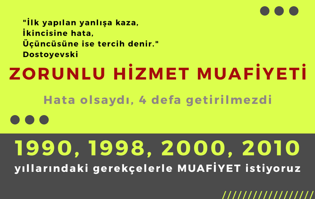 GulsuZengin's tweet photo. Sayın yetkililer @RTErdogan @ziyaselcuk @omerinan06 @safran1958 @RehaDenemec @ukilic3 @KarakayaMevlut @kamilaydinmhp @dbdevletbahceli zorlu olan bu süreçte her birimizin farklı mağduriyetleri var.Daha önce 4 kez verilen muafiyeti yeniden bekliyoruz.🙏 Zorunlunun ÇözümüMuafiyet https://t.co/AvGMe0idy5