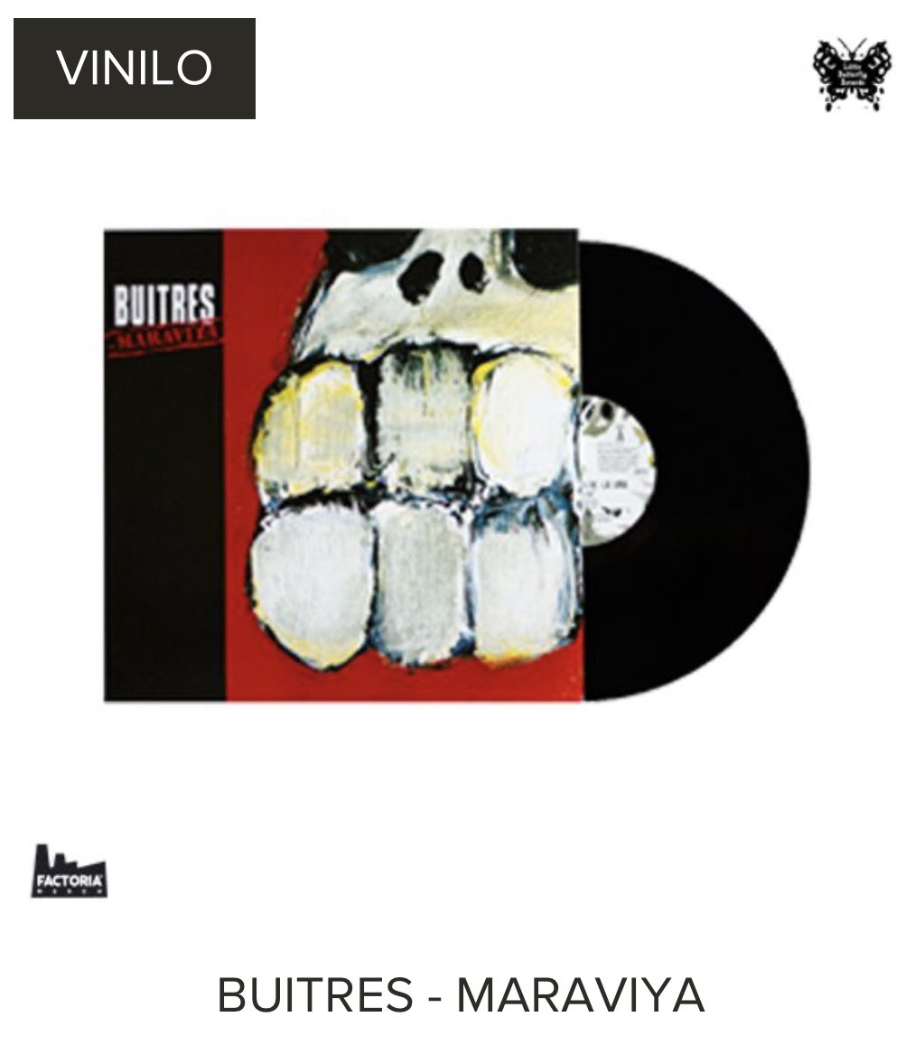 FactoriaMerch's tweet photo. ¡Llegó la colección histórica de vinilos a @factoriamerch! Maraviya de @buitresok y muchos más editados por #littlebutterflyrecords en nuestra tienda para todo el uruguay. Pedidos por WhatsApp 092300373 👈
https://t.co/9AoxL1SKkE 👈 https://t.co/B821PXi5vN