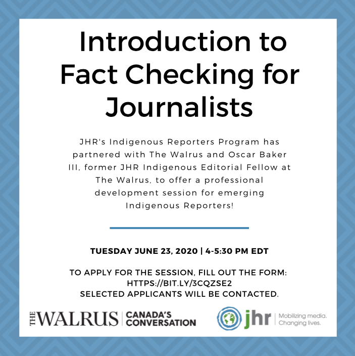Journalists for Human Rights (JHR) tweet media