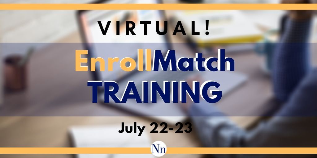 There is still time for you and your colleagues to join our VIRTUAL EnrollMatch Training on July 22-23! 🖥️‍

Participants will gain valuable experience and insight into admissions, recruitment and much more! 💡💡💡

Enroll today at Training@NortonNorris.com

#NortonNorris