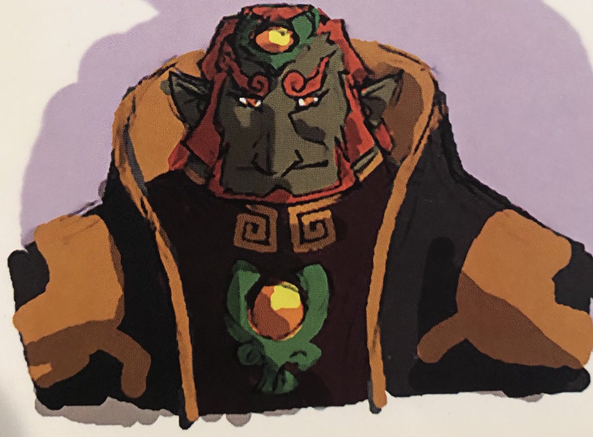 Official Nintendo concept art of Ganondorf from The Legend of Zelda: The Wi...