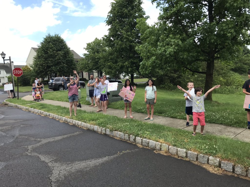 The parade has hit Landisville Road.