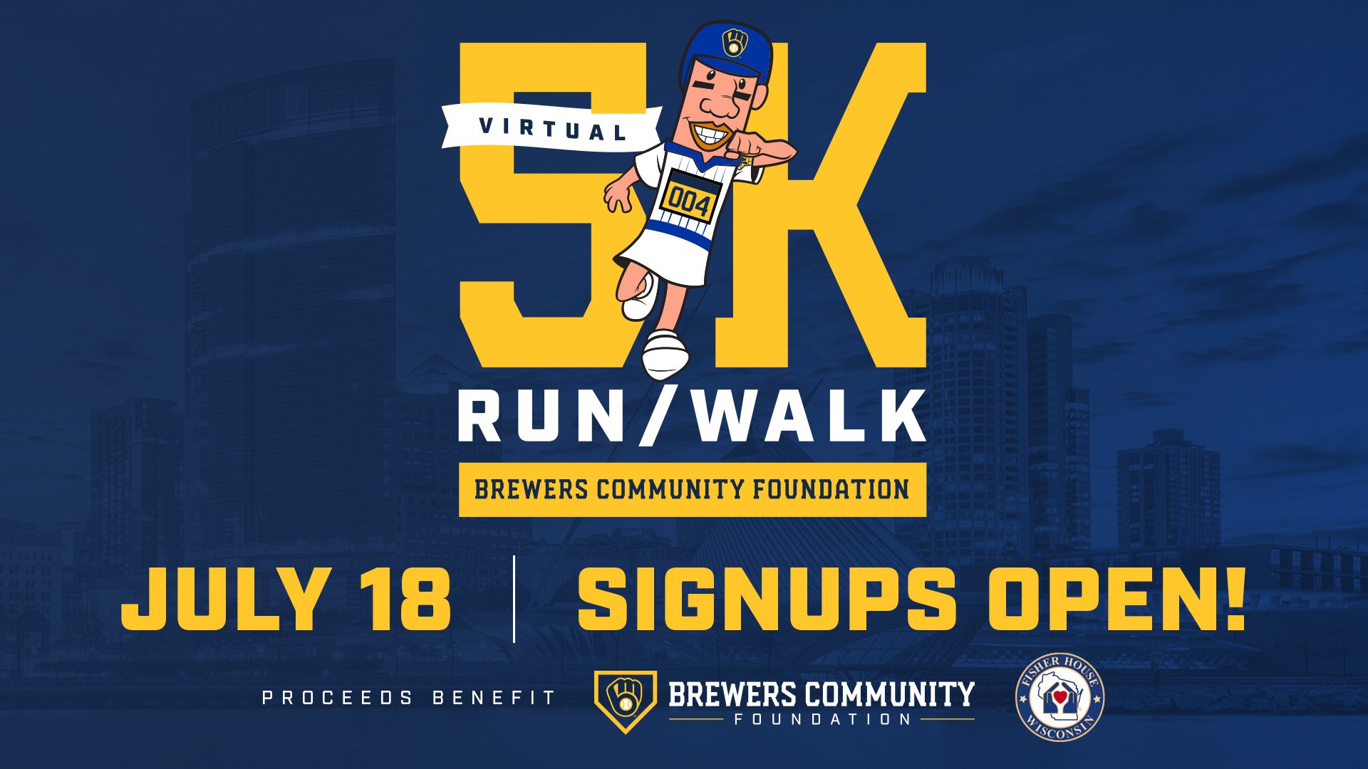 Milwaukee Brewers on X: Only 19 more days to register for BCF's Virtual 5K  Famous Racing Sausages Run/Walk! Register by July 15 to receive your  commemorative Famous Racing Hot Dog tech shirt
