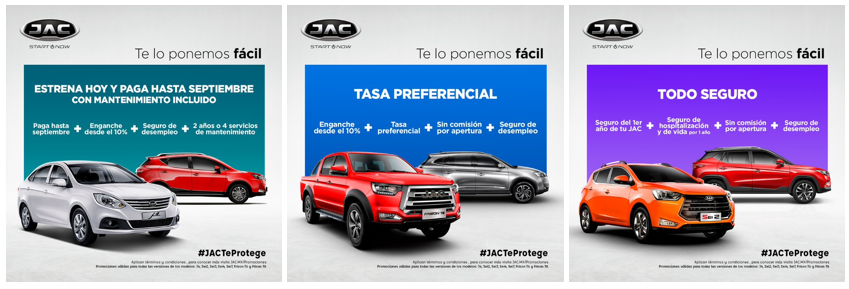 JACMotorsMX's tweet photo. ¡Te presentamos nuestras promociones! Elige la que prefieras... También puedes apartar tu #JACideal desde 5 mil pesos y te regalamos un seguro de hospitalización y de vida.

#infórmateJAC
#muyfácil
https://t.co/xqVwtVN5v9 
https://t.co/wJDapTuSXj https://t.co/GVVBH1h6Tu