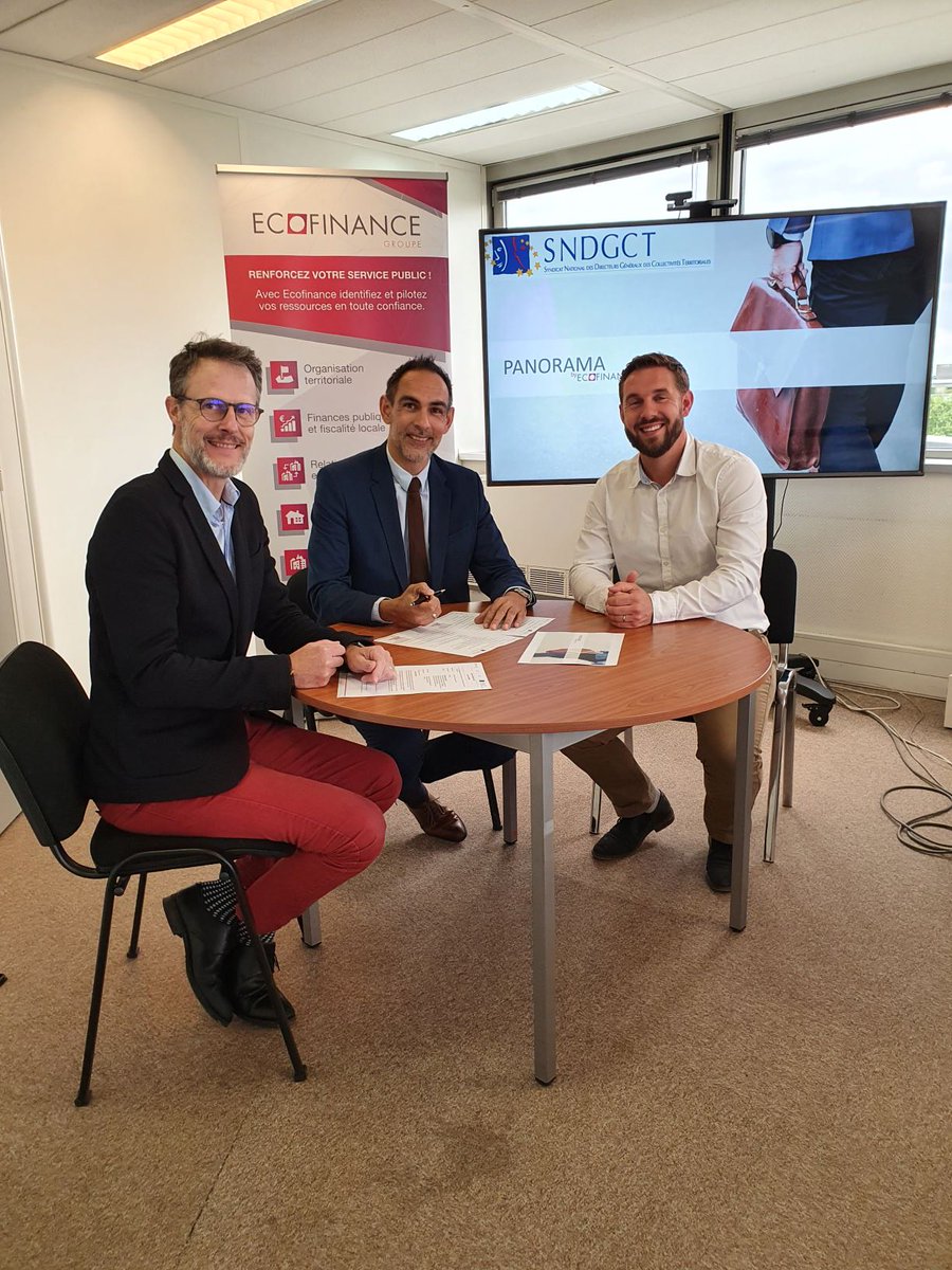 Nouveau partenariat entre le @sndgct Midi-Pyrénées et <a href="/Ecofinance_Grpe/">Ecofinance Groupe</a> pour un service aux adhérents en recherche de mobilité. Nos collègues pourront être accompagnés pour préparer les entretiens de recrutement dans les domaines financiers et fiscaux.
#dgs #préparonsdemain