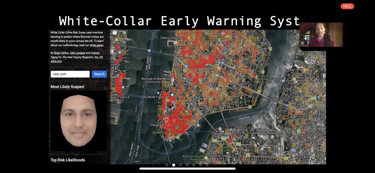AleshiaProf's tweet image. Thank you for the amazing talk @ruha9! I will be including your work in my new AI impacts class! #NewJimCode