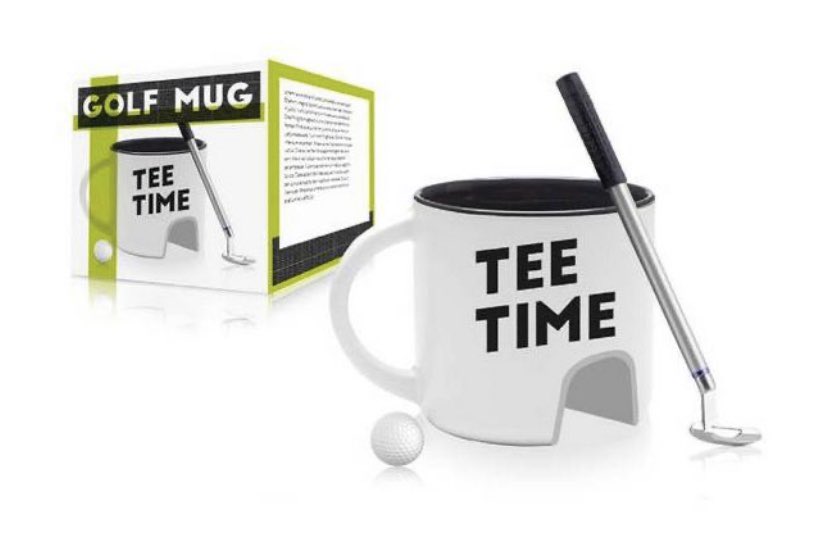 CaddyGolf2's tweet photo. Father’s Day PSA: no matter how much he fake smiles when he opens it, your dad does not want this mug https://t.co/o87DsZRPcz