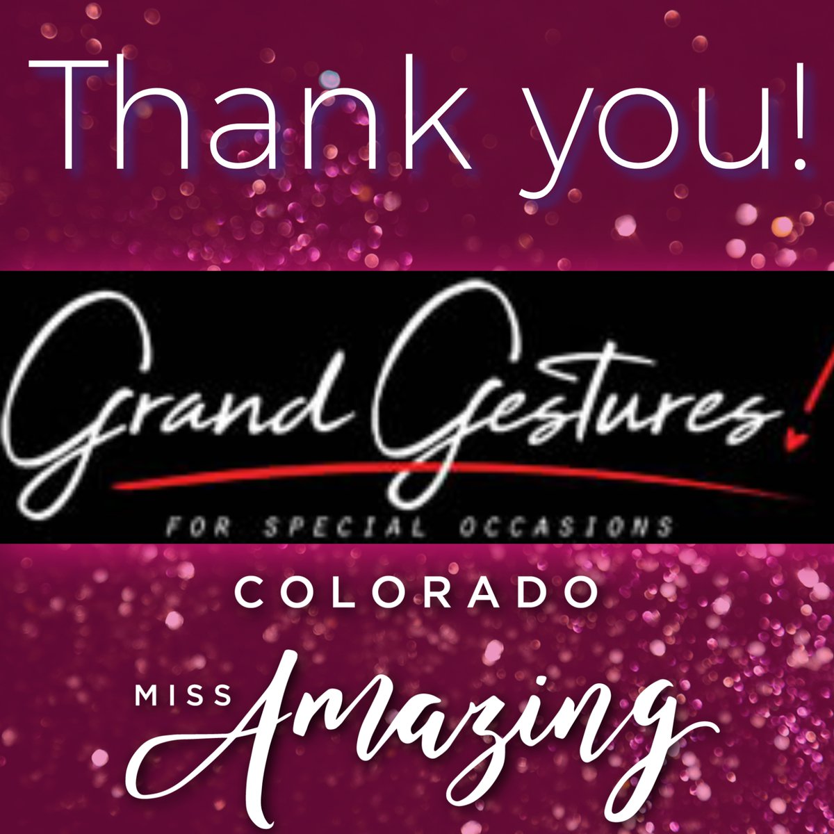 COMissAmazing's tweet photo. Thank you to our Shining Star #sponsor, Grand Gestures!

https://t.co/zfmhMX9cnY

#comissamazing #missamazing #colorado #inclusion #specialneeds #empoweringwomen #disability #community  #accessibility #handicap #support #business #thankyou https://t.co/PBjMM1gJ1p