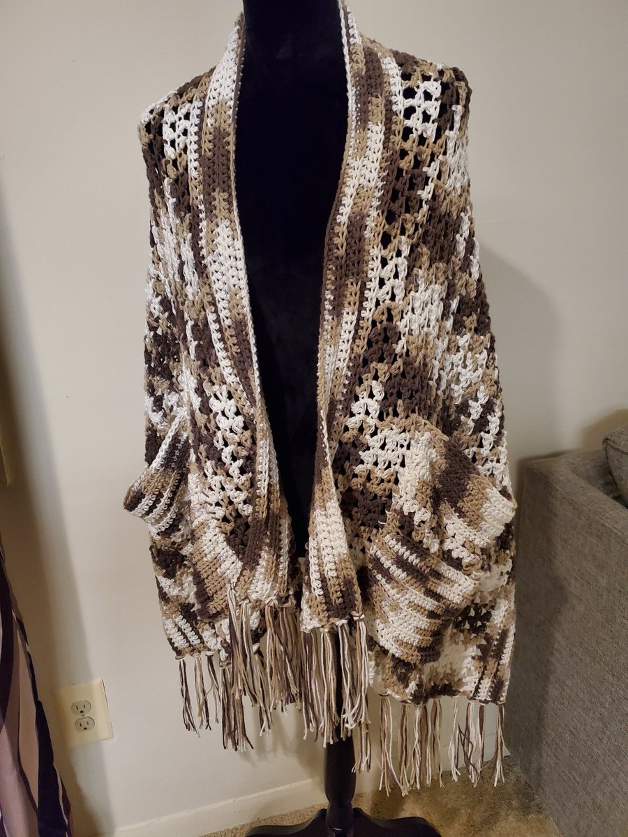 vtcrochet's tweet photo. Excited to share the latest addition to my #etsy shop: Perfect Pockets Shawl | Quarantine Shawl | Fringed Summer Shawl w/ Pockets https://t.co/2iFzlikXWq #perfectpockets #pocketshawl #fringewrap #fringeshawl #quarantineshawl #summershawl #coverup #pockets #trendyshawl https://t.co/ZS181f5eJ7