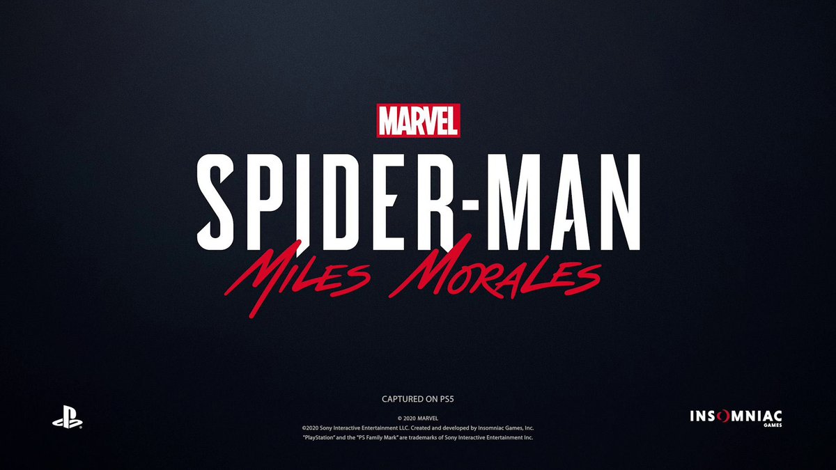 GeeksOfColor's tweet photo. ‘Spider-Man: Miles Morales’ coming Holiday 2020. #PS5Reveal https://t.co/RnJEyVIrNK