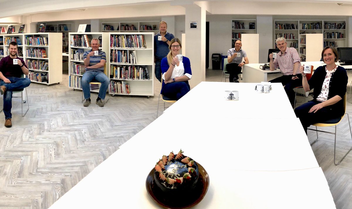 PrincipalBSM's tweet photo. 11 June - coffee and a special cake as #PartofRHS @RHSSuffolk https://t.co/qYp3oCXaKx
