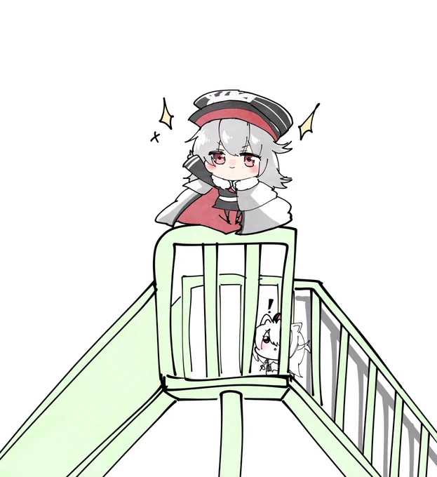 高いところ好きツェッペリンちゃん
#アズレン
#アズールレーン 