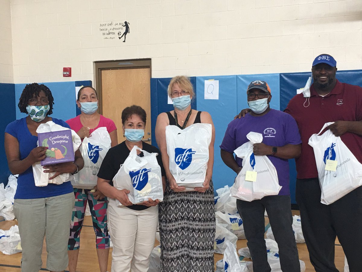 Second Day! Thousands of First Books  on their way to our students homes. RAP and RTA are committed educators, making sure our children have books to read this Summer. Parents and community members will pick books on Monday and Tuesday! 💜#RAPSolidarity