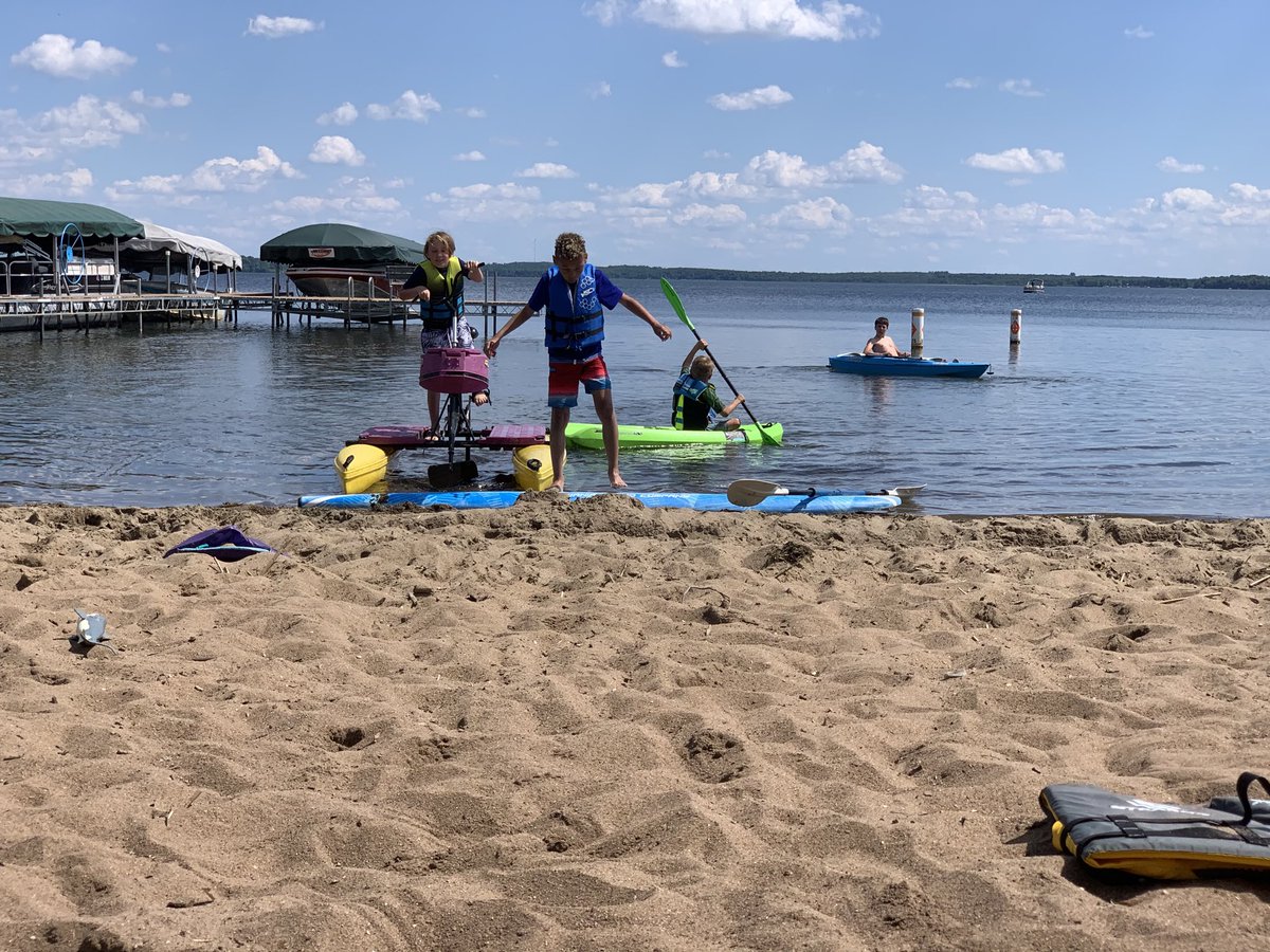 Beach days are the best days! #wprmn #BigPineLakeMn #OnlyinMN #myinnerotter #fishmn #DiscoverPerham