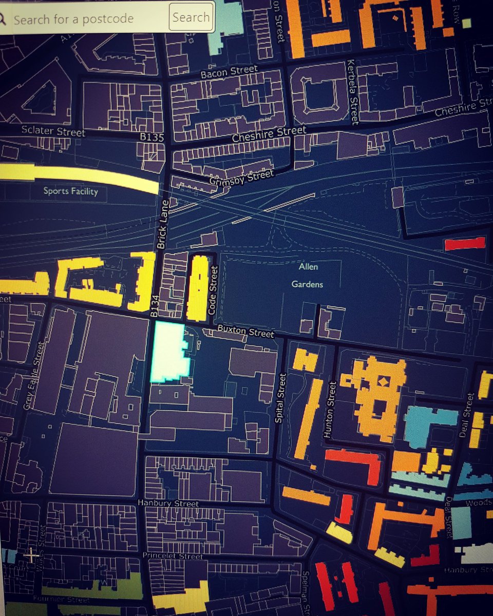 #ColouringLondon #30Daychallenge Day 11 #trumanbrewery - Couldn't resist my namesake! Grade II listed on #bricklane  now an event, retail, offices location (pale blue blob in centre). <a href="/historicengland/">Historic England</a> <a href="/ordnancesurvey/">Ordnance Survey</a> <a href="/ucl/">UCL</a> #architecture #art