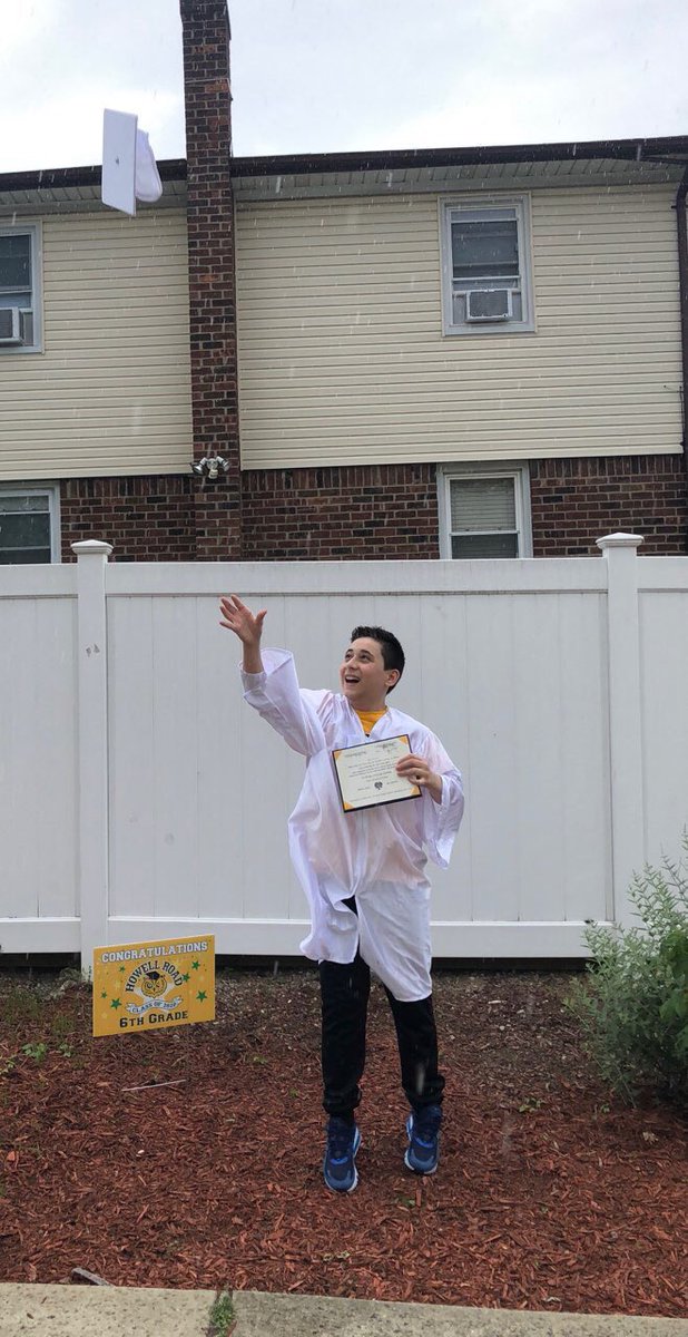 MrsPettasGrade6's tweet photo. Just a couple of our amazing graduates! Jayden & Daniel - best buds through the years and accomplished graduates today! Our βhatsβ off to you both! We are so proud of all of our sixth graders. You did it ππ½ π β€οΈ #HAPPENINGATHOWELL #vs13strong @13MrsWatson https://t.co/APq4q2lcXE