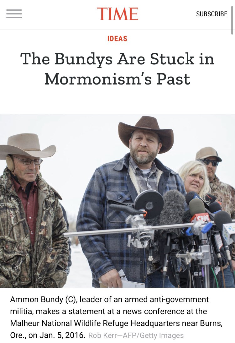 Aaaaand now  @TIME checks in. Whyever would the police be interested? Also what on earth is with the Bundy headline?