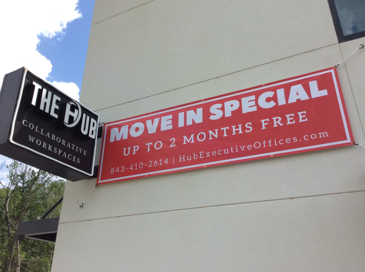 hub_workspaces's tweet image. MOVE IN SPECIAL: Get up to 2 months free rent. Come check out what The Hub is all about. We have executive offices, coworking spaces, and conference rooms to help your company grow! 

Info@hubexecutiveoffices.com | 843-410-2614 | hubexecutiveoffices.com