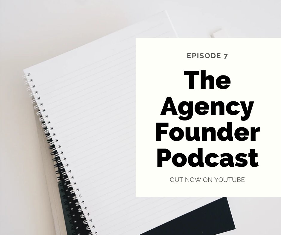 Moonshinemktng's tweet photo. The Agency Founder Podcast - Episode 7 is out now! Check it out:

https://t.co/OmOvgLNls4 https://t.co/RxHX3f19YY