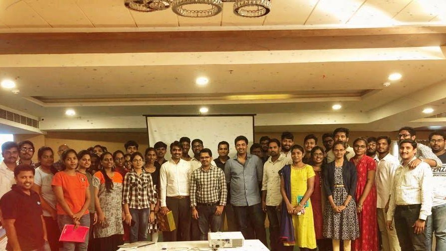 An year ago, I was at my native #Vizag for the inaugural event of <a href="/vskpsfdg/">Visakhapatnam, IN Developers Group</a> with Kiran, Satya &amp; Ram 😍

And now I am at inaugural of <a href="/Vijayawada_SFDC/">Salesforce Developer Group, Vijayawada, India.</a> with Atul &amp; Kishore 

Join us to know our stories, fun facts &amp; more 😃 

Thrilled to see neighbouring cities grow with #Salesforce