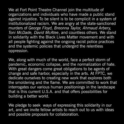 fortpointtc's tweet photo. https://t.co/DmtEij04sK
#BlackLivesMatter #bosarts #fortpointtheatre https://t.co/Upar27Dk6h