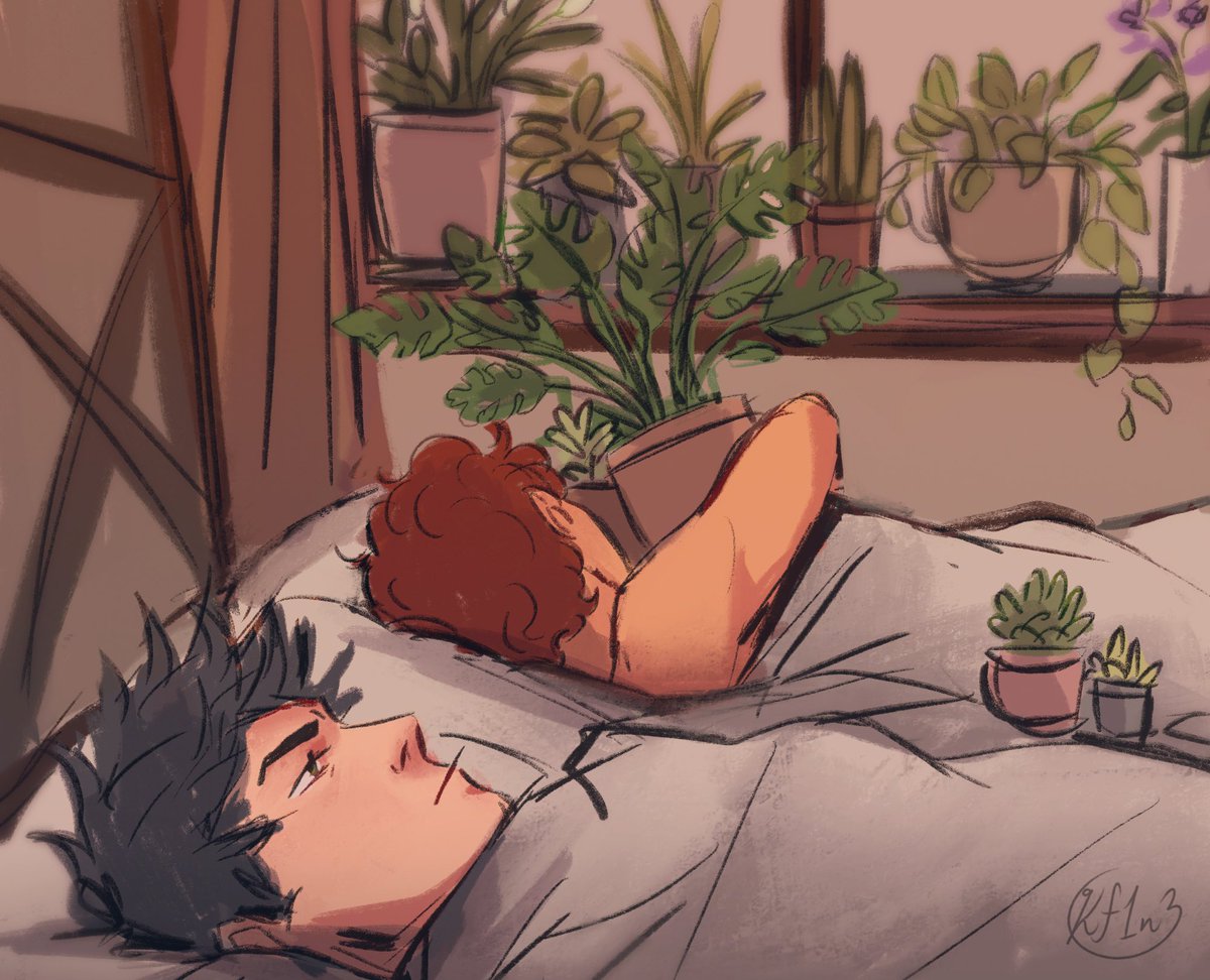 Kay Ah Yes Me My Boyfriend And His 500 Plants I Had To Do That Meme Going Around But With My Ocs