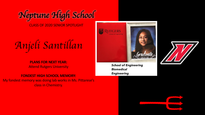 Spotlight on our Seniors...... #NJGrad2020