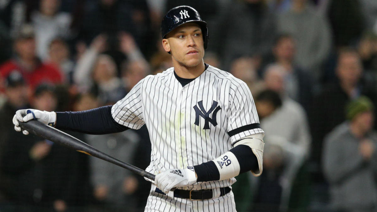 Even today, some of baseball's best hitters strike out a ton.Guys like Aaron Judge (down below), Giancarlo Stanton, Joey Gallo (especially him) and others strike out 30% of the time or more, but produce anyway.Bc when they do hit the ball, it goes far. #BaseballTerms101