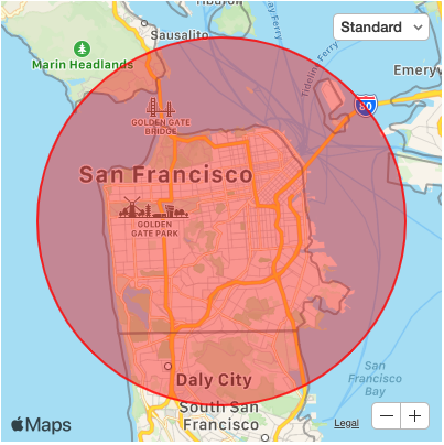 I am uploading all of San Francisco CERS ( Public Safety ), including Police/EMS/Sheriff/Citywide/gov/etc to 

openmhz.com/system/sfcers_… 

Covers the area in the pic attached. Be safe out there.