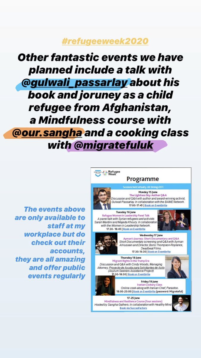 GulwaliP's tweet image. I am looking forward to a productive &amp;amp; thought provoking #RefugeeWeek by sharing my experiences of migration and asylum.We will celebrate the contribution/resilience of refugees.I hope we will #Imagine a better future for refugees in the U.K. &amp;amp; around the world. #TheLightlessSky