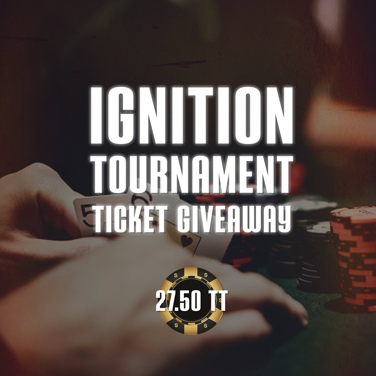 IgnitionCasino's tweet image. IT’S TIME FOR ANOTHER GIVEAWAY!! Win a $27.50 Ignition Tournament Ticket!💰To enter: follow us on Twitter, like and retweet. This Giveaway ends on Monday, June 15 at 11:59pm and the winner will be announced on Tuesday, June 16. Good luck!!

#ignitioncasino #poker #Giveaway