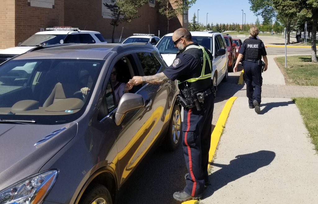 reginapolice's tweet image. We also had members conducting enforcement on Rochdale Boulevard this morning. Thank you to all the drivers who are respecting the rules of the road! #ProjectSPEED