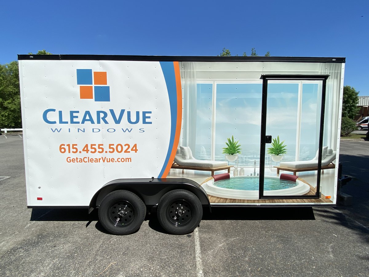 12pointsigns's tweet image. Another day, another awesome trailer design! 👍

Thank you @clearvue_windows for allowing us to complete this project for you!
#trailerwraps #vehiclewraps #customdesign