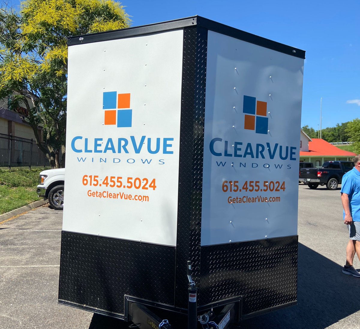 12pointsigns's tweet image. Another day, another awesome trailer design! 👍

Thank you @clearvue_windows for allowing us to complete this project for you!
#trailerwraps #vehiclewraps #customdesign