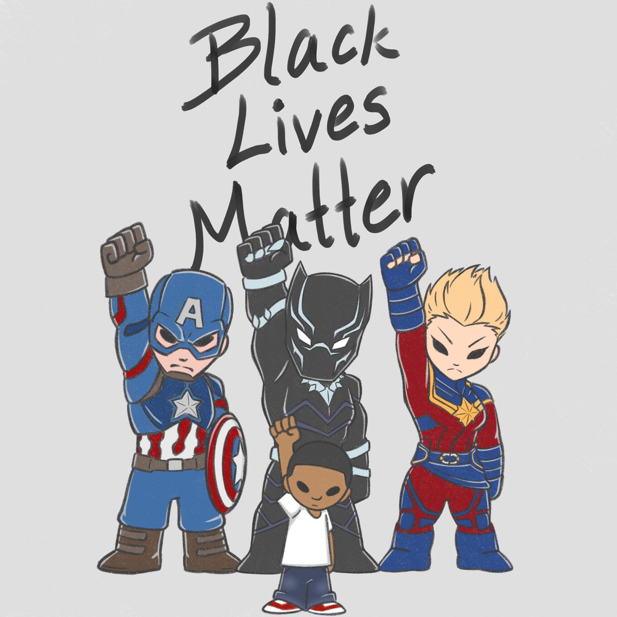 StudioJiArts's tweet photo. #BLM #BlackLivesMatter #MARVEL #UnitedWeStand #Hero https://t.co/8mJv3DMIXA
