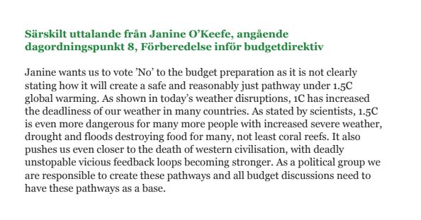 JanineClimate's tweet photo. @MarcusSwDesign @fischerdata @GretaThunberg @NaomiAKlein @DiarmidCL @WHO @fff_digital @BhavreenMK @JeromeFosterII @vanessa_vash @solo_syn_ @releaf4us @HjalmarNowak @AtlasSarrafoglu @FridayForFuture @Fridays4future @parents4future @klimataktion @KlimatSverige @parents4futureG @barcamp4 @lillyspickup @ClimateHuman @StrikeClimate @klimastreik @fff_australia @FFFCanada @fff_europe @FFF_USA @svasterias @SonyaMcKay13 @sophiamathur @CarolineDanahe5 @EricBourgouin @jcmyrand @SNagakumaran @CevikusHB @xxotweety @fff_grevenbroic @eigengott @Filmkater @krosenlund_com @michaeldbard @TairaSakakibara @blocksb1 @limb9 @SamuelGuizani @EEnergiewende 2019 Vote 'No' Stockholm Water Budget!
2020 Vote 'No' to Stockholm Region Budget!
I will vote 'No' to all budgets without a safe & just pathway under 1.5C Global Warming!
Will your reprs join? #PoliticalRebellion!
#PoliticiansForFuture
#FridaysForFuture
#ClimateStrikeOnline https://t.co/lUKaQUPkUc