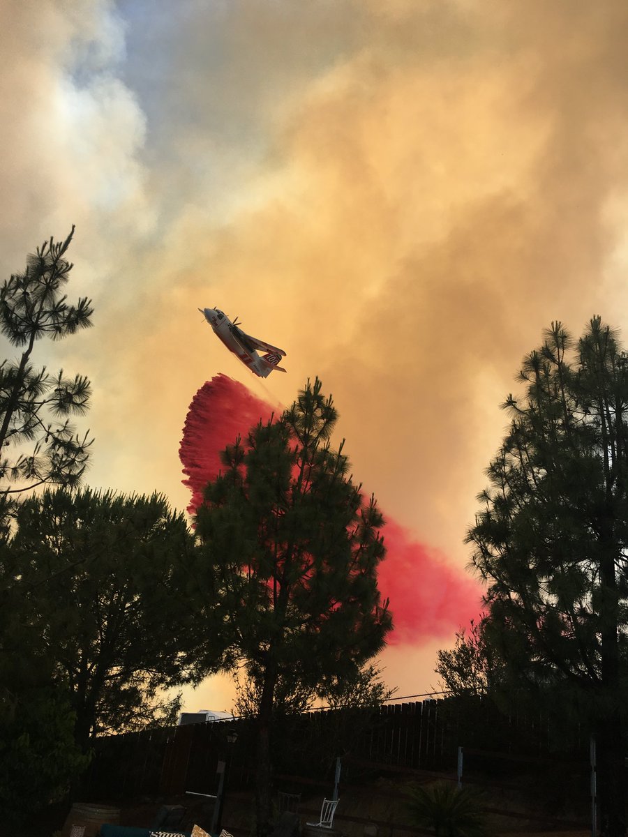 The #SkylineFire in Lawson Valley is now 100 acres and 5% contained ⁦@nbcsandiego⁩