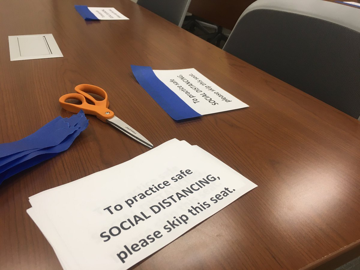 BowerSOPH's tweet photo. Our learning spaces look a little different these days. #SocialDistancing101 https://t.co/pIoq345ZIu