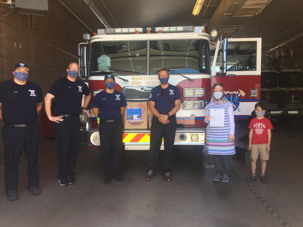 SemaFoundation's tweet photo. #feedahero #firstreponders @NorthwestFire @SemaFoundation(Tucson), we provided the lunch for North West Fire Department 34. Station.
Thanks for everyone who helped this campaign happen. https://t.co/ZpztScue5Q