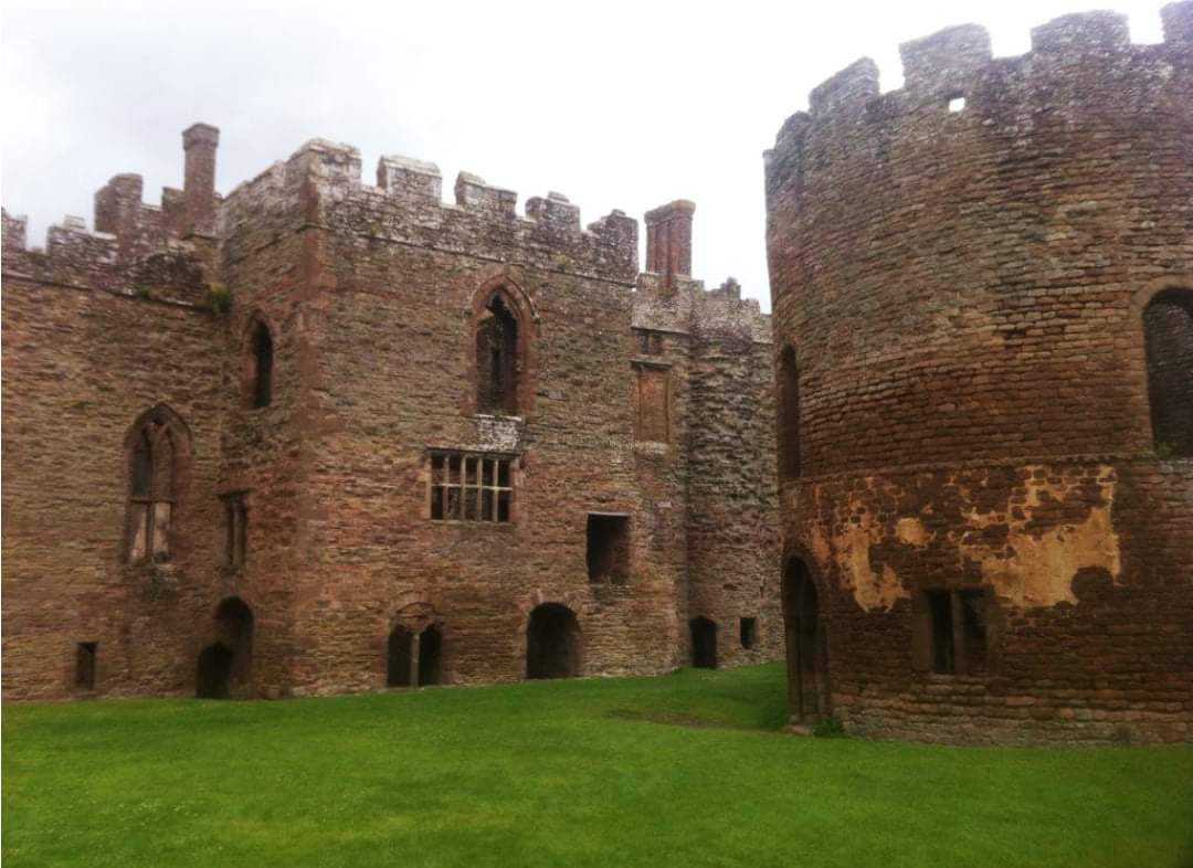 Ludlow Castle.

The circular building was the chapel. When I stood in there I imagined the hours the devout Catherine of Aragon must have spent within those very walls before Arthur's death in 1502.

She would need every ounce of her faith it in the turbulent years to follow.