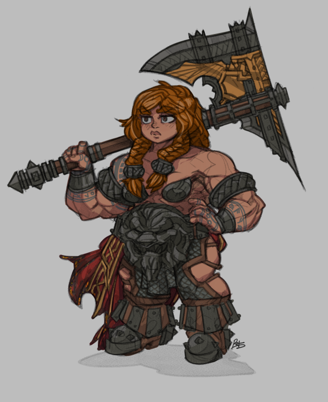 A very staunchy dwarf for #DnD #dnd5e #DnDcharacter.