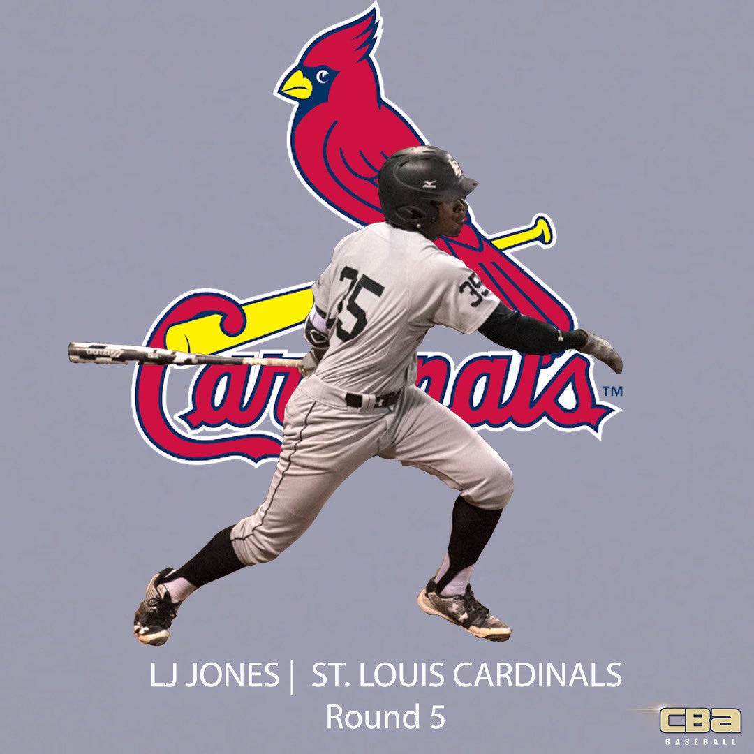 Congratulations LJ Jones | Drafted 152nd overall by the St. Louis Cardinals in the 2020 MLB Draft #weareCBA