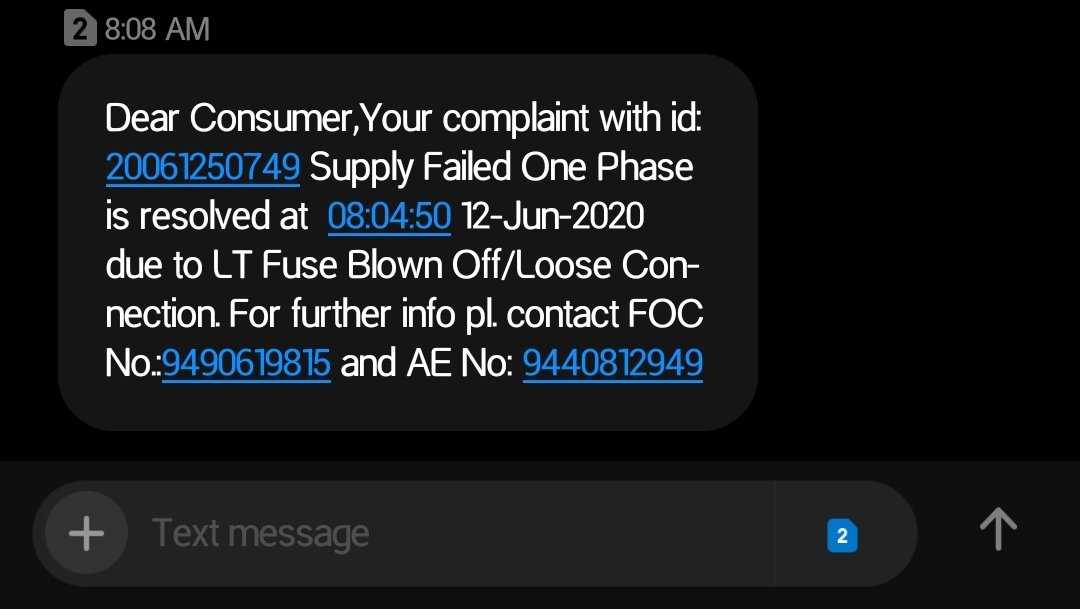 HyderabadiVoice's tweet photo. @TsspdclCorporat Online portal doing wrong information
There is no power and complaint was closed https://t.co/3Gin6M0F0q